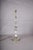 French Faceted Glass and Brass Column Table Lamp, 1950s For Sale - Image 9 of 10