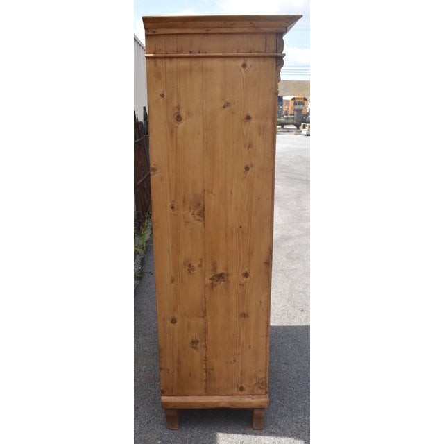 Victorian Pine Two Door Armoire, Hungary For Sale - Image 3 of 15