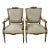Mid 19th Century Arm Chairs in Louis XVI Style - a Pair For Sale