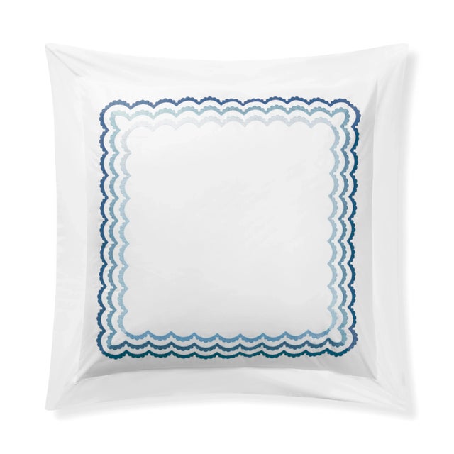 From renowned designer Celerie Kemble and luxury linen maker Hamburg House comes this exclusive Whimsical Scallop...