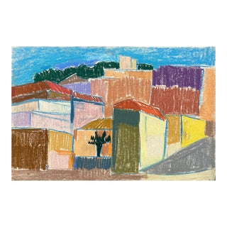1960s Frank Wallace Mediteranean Pastel For Sale