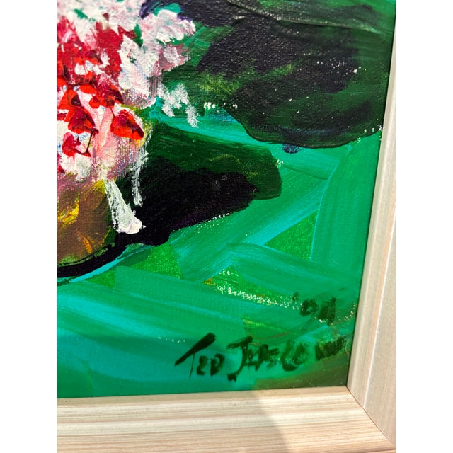 Figurative Painting of Flower Man For Sale - Image 3 of 5