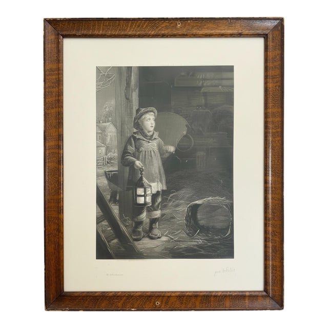 Antique 1881 “What’s That?” Victorian Engraving After j.h. Barnes, j.b. Pratt For Sale