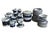 Vintage Arabia Finland Anemone Dinnerware Designed by Ulla Procope, Set of 79 Pieces For Sale - Image 9 of 10