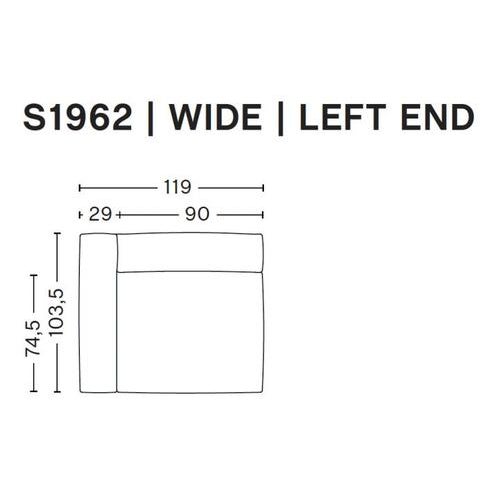 The mags sofa family is an elegant series that combines maximum comfort, minimum details and optimal flexibility in a...