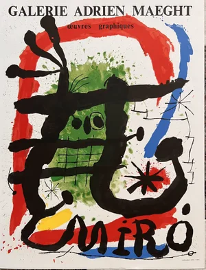 Joan Miró, Galerie Adrien Maeght Graphic Works Poster, 1965, Lithograph