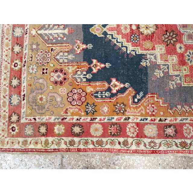 Textile Galerie Shabab Collection Early 20th Century Turkish Oushak Rug For Sale - Image 7 of 10