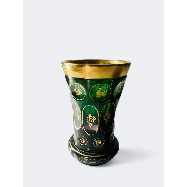 Bohemian Lithyalin Glass Vase For Sale - Image 3 of 6