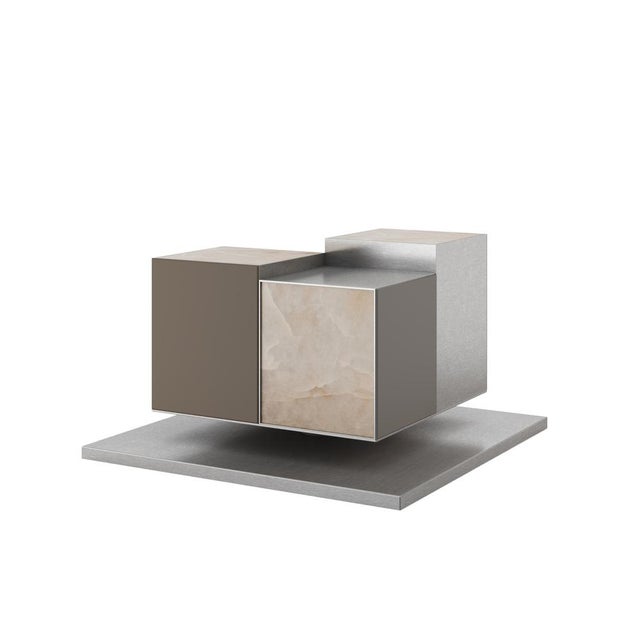Hudson Side Table by Porus Studio For Sale - Image 4 of 12