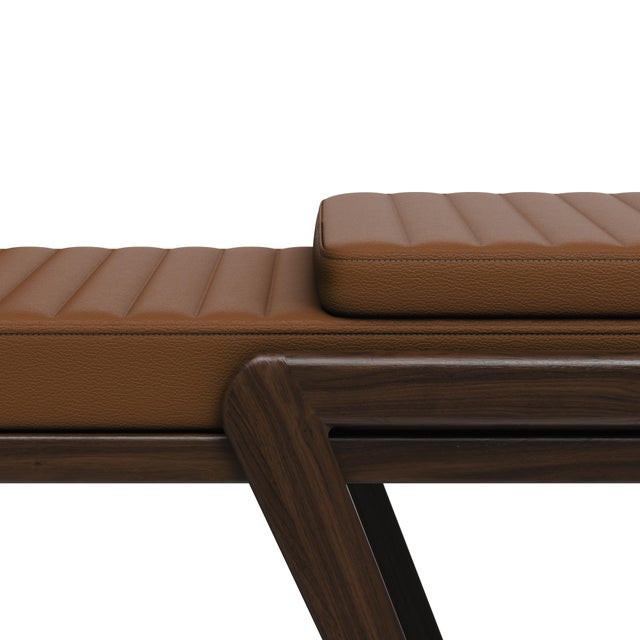 Contemporary Milton Bench by Wood Tailors Club For Sale - Image 3 of 13