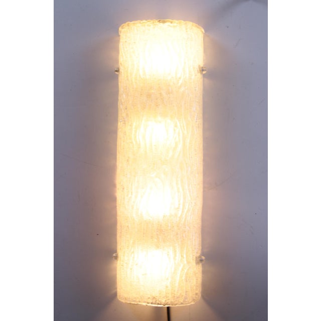 Ice Wall Lamp by Hillebrand, 1960s, in Flawless conditions. Designed 1960 to 1969 This piece has an attribution mark, I am...