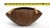Mid 20th Century ceramic Japanese Ikebana style decorative bowl with bamboo handles. This oblong bowl is large and heavy...