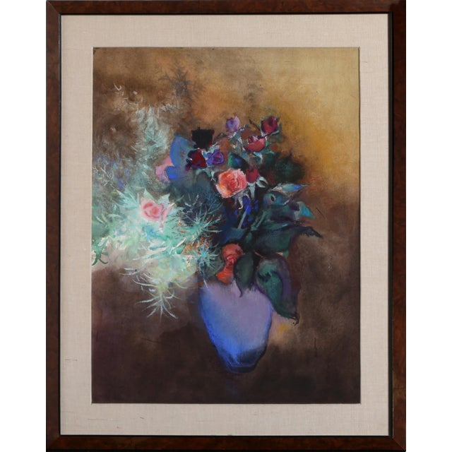 1960s Vase and Flowers, Ian Woodner For Sale - Image 5 of 5