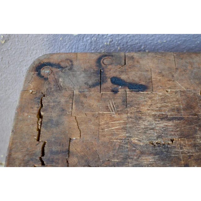 Industrial Butchers Block, 1950s For Sale - Image 9 of 11
