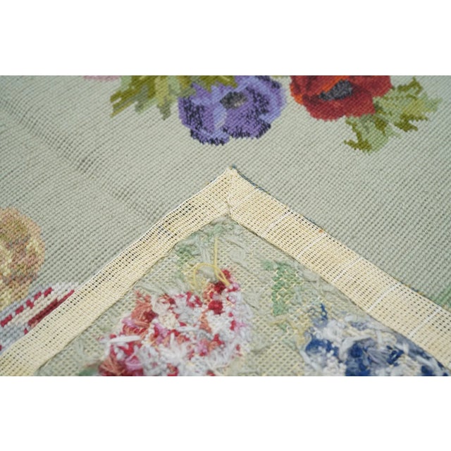 French Aubusson Design Rug 6'0" X 9'0" For Sale - Image 9 of 10