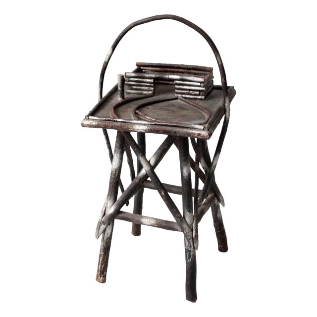 Antique Adirondack Twig Table For Sale