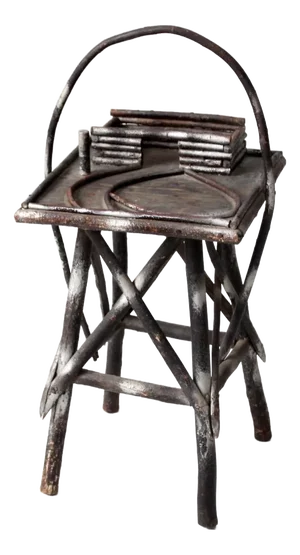 Antique Adirondack Twig Table