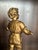 Antique Gilt Spelter Figure of a Boy on Classical Pedestal, Circa 1900 For Sale - Image 13 of 17