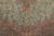 Orange Antique Chinese Hooked Rug With Floral Medallion & Vine Design - Rug & Kilim For Sale - Image 8 of 9