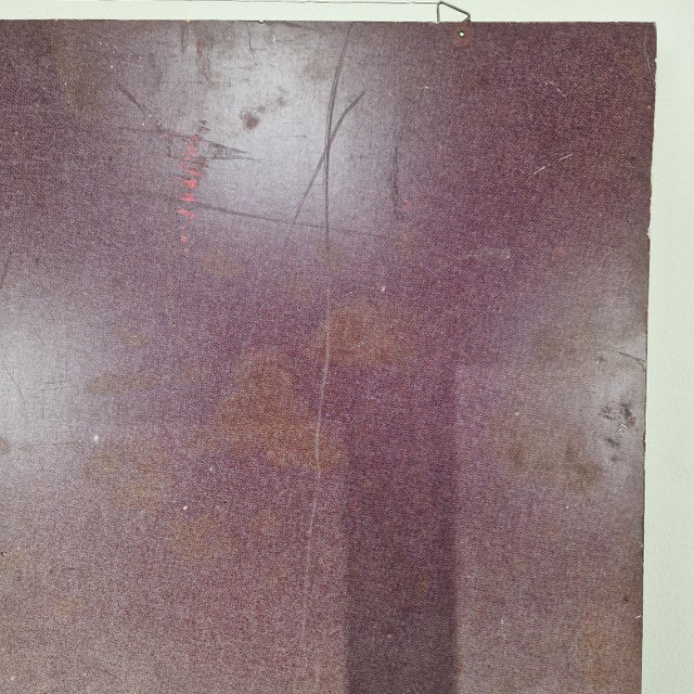 Italian Linea Italiana Fashion Exhibition Poster on Aluminum, 1984 For Sale - Image 12 of 13