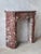 Maroon Antique French Rouge Royal Marble Fireplace For Sale - Image 8 of 10