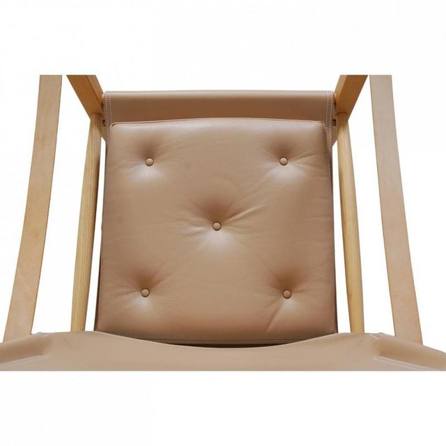 Safari Chair in Leather by Kaare Klint For Sale - Image 6 of 10
