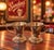 1910s Antique Vortex Art Deco Metal Soda Fountain Sundae Cup Holders – Pair For Sale - Image 5 of 6