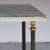 French Mid-Century Coffee or Cocktail Low Table of Brass With Green Marble Top For Sale - Image 9 of 13