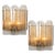 Art Deco Blown Glass & Brass Wall Sconce from Doria, 1960s For Sale