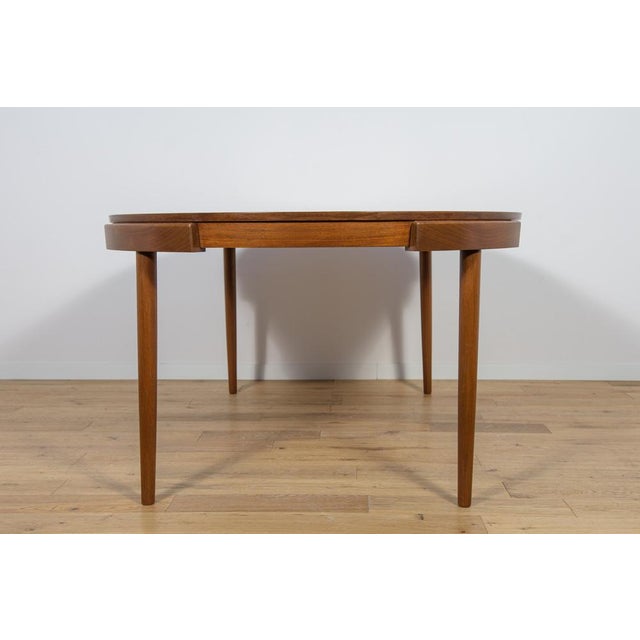 Mid-Century Teak Dining Table & Chairs by Hans Olsen for Frem Røjle, Denmark, 1960s, Set of 5 For Sale - Image 16 of 18