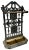 19th Century Cast Iron Walking Stick Stand or Umbrella Stand, 1890s For Sale