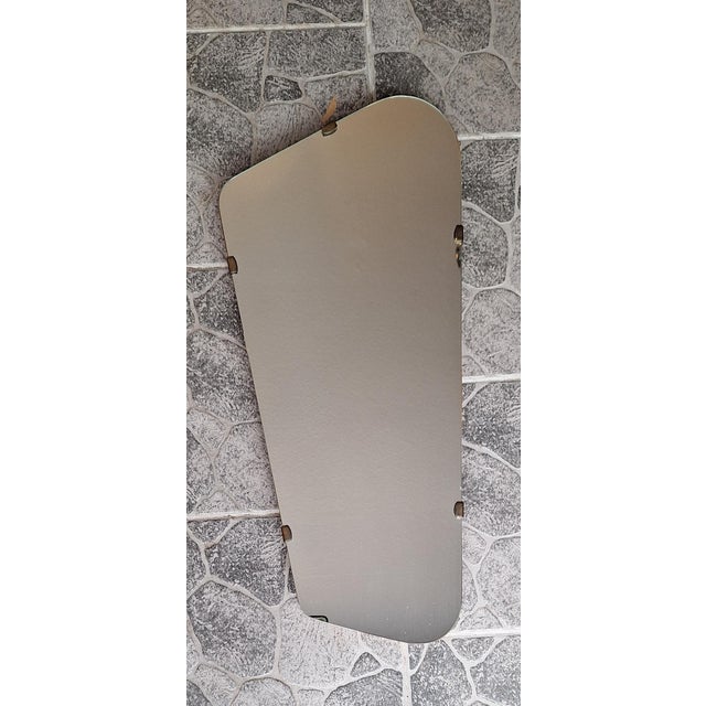 Mid-Century Modern Wall Mirror, 1950s For Sale - Image 4 of 4
