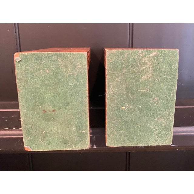 1950s Mid Century Monkey Pod Wood Horses Bookends - Set of 2 For Sale - Image 4 of 6