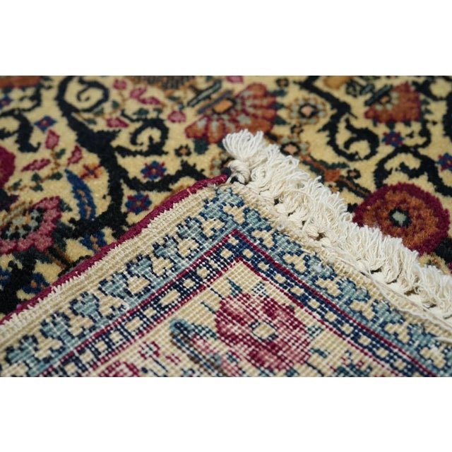 Red Antique Tabriz Rug 4'5'' x 6'7'' For Sale - Image 8 of 9