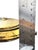 Brass Vintage Mid-Century Brass Covered Ashtray With Sunburst Cigarette Rests & Cross Handle For Sale - Image 8 of 8
