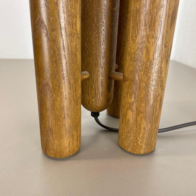 Organic Sculptural Wooden Rocket Table Light from Temde, Germany, 1970s For Sale - Image 16 of 18