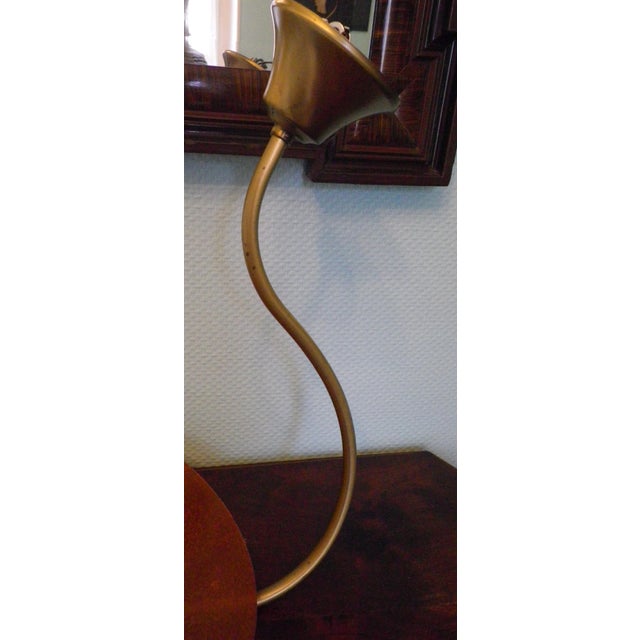 Asymmetrical Pendant Light with Orange Lampshade, 1970s For Sale - Image 4 of 13