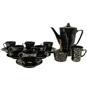 Coffee Set Ira, Chodzież, Poland, 1950s, Set of 15