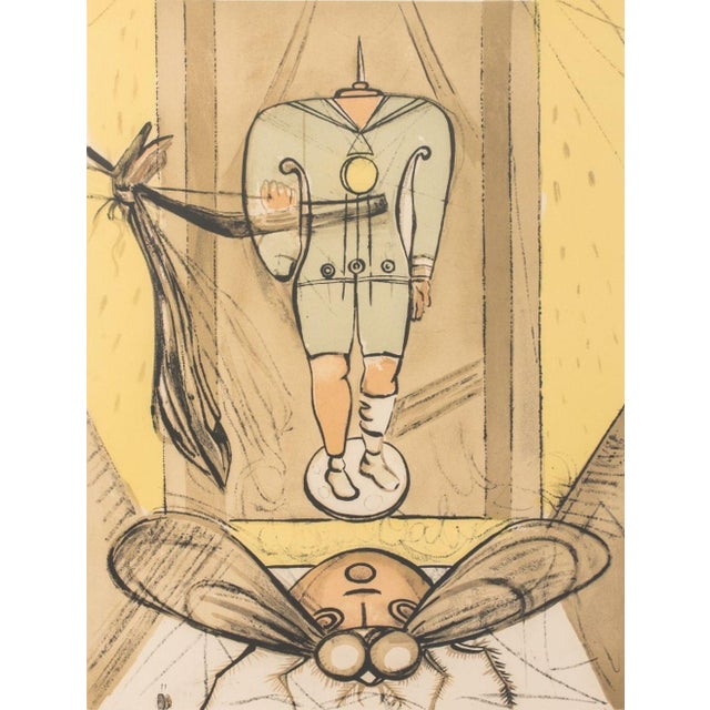 Salvador Dali (Spanish, 1904-1989), Headless Man and Fly, Lithograph in Colors, signed in pencil lower right, numbered...