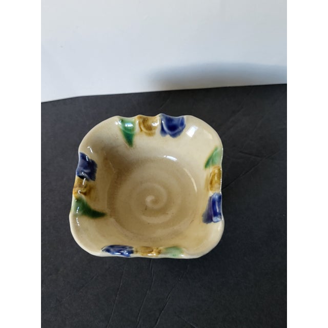 Mid-Century Modern 1960s MCM Studio Pottery Ceramic Ashtray Catchall For Sale - Image 3 of 10