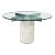 Paracarro' Concrete Dining Table by Giovanni Offredi for Saporiti Italia, 1970s For Sale