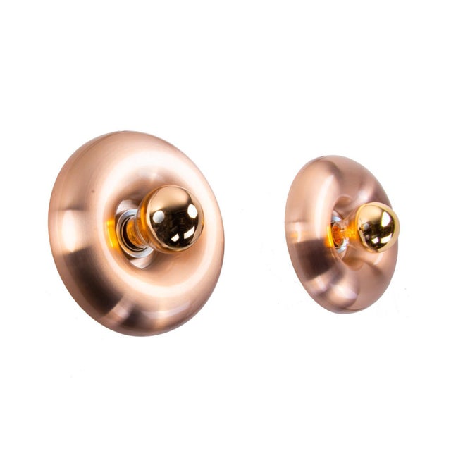 Teka nr. 7819 pair fo space age wall lights germany 1960-70s manufacturer: teka, theodor krägeloh & co, dahlenbrück,...