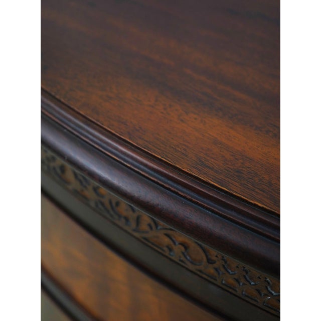 Henkel Harris Mahogany Bachelor Chest W. Pull Out Slide For Sale - Image 15 of 17