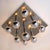 Glass Large Flush Mount in Chrome and Perlmut by Motoko Ishii for Staff, 1970s, Set of 2 For Sale - Image 7 of 8