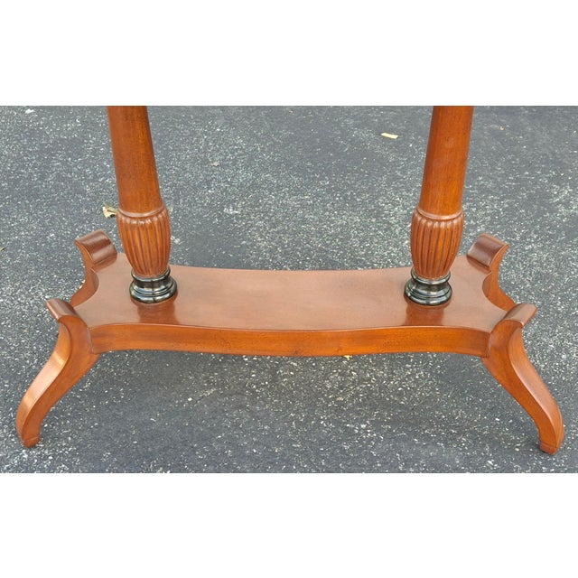 Ruder Brothers New York Duncan Phyfe Style Mahogany Writing Desk For Sale - Image 9 of 17