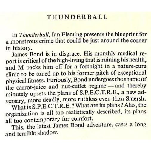 1960s "Thunderball" 1961 Fleming, Ian For Sale - Image 5 of 6