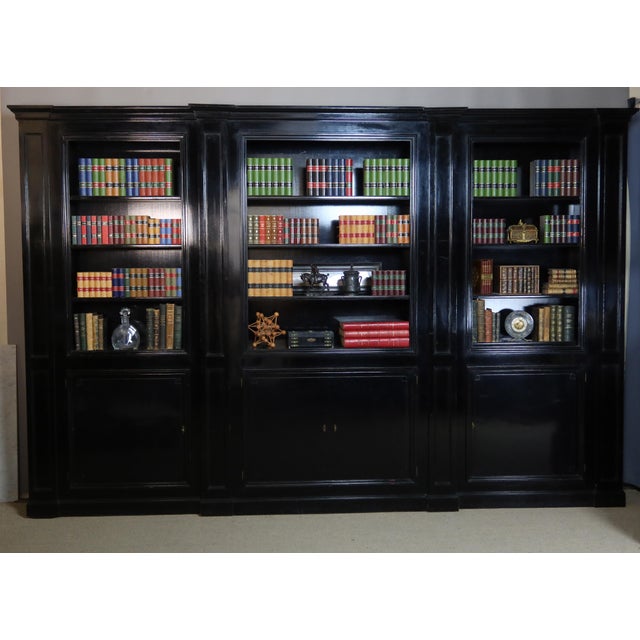 Large Bookcase from Maison Jansen, 1980s For Sale - Image 13 of 15