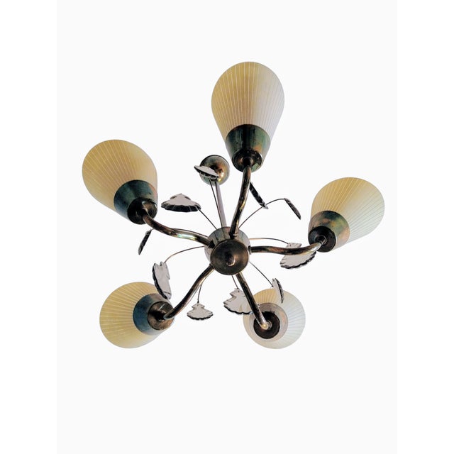 1960s Chandelier from Idman Oy, 1960s For Sale - Image 5 of 7