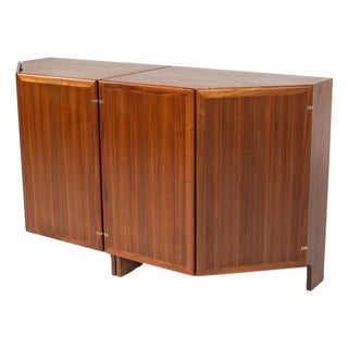 Mid-Century Modern Small Wooden Sideboard attributed to Franco Albini, Italy, 1950s For Sale