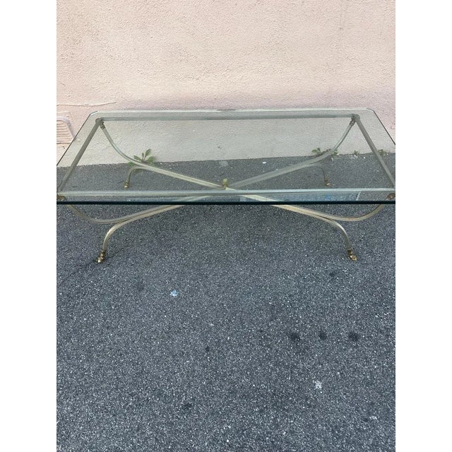 Metal 1970s Maison Jansen's Style Coffee Table For Sale - Image 7 of 10